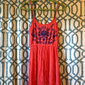 BUNDLE 3/$20 Maxi dress orange and blue size small